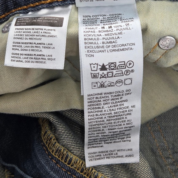 Levis 527 Slim Bootcut Jeans Mens 29x30 Dark Wash Blue Denim - Picture 4 of 8